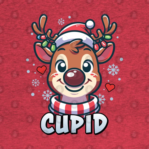 Santa’s Reindeer Cupid Xmas Group Costume by Graphic Duster